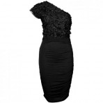 Silvian Heach Valenziani Cocktailkleid nero