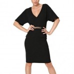 Space Stretch Techno Jersey Charm Kleid