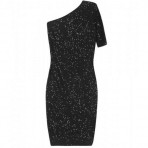 Stella McCartney One Shoulder Strickkleid Mit Pailletten