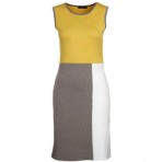 Strenesse Blue Strickkleid yellow/taupe