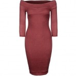 Supertrash Dalie Jerseykleid garnet red