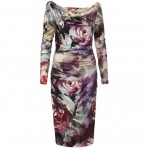 Talbot Runhof Kleid Sorana 3 blumenmuster