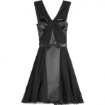 Versus Satin Bustier Detail Dress