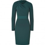 Viktor & Rolf Peacock Draped Combo Dress