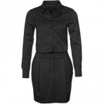 Whiite Mandy Blusenkleid grey