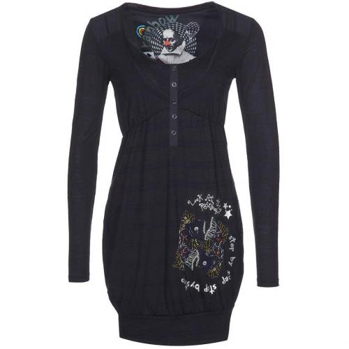 Desigual Mari Luz Jerseykleid negro 