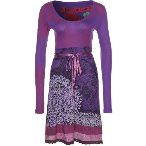 Desigual Tisdale Jerseykleid urpura imperial 