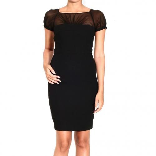 Iceberg Short sleeve fades collar sheath dress