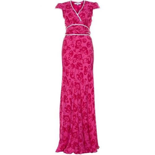 Libelula Long Poppy Pansie Maxikleid hot pink 