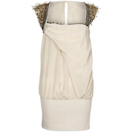 Pinko Dawson Cocktailkleid / festliches Kleid beige giorno 