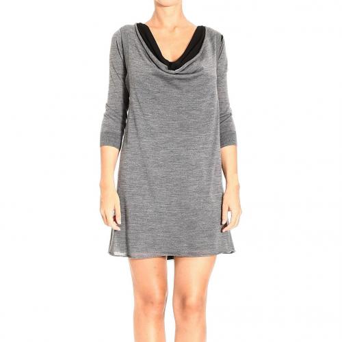 Pinko Dress Grey mit Ärmeln