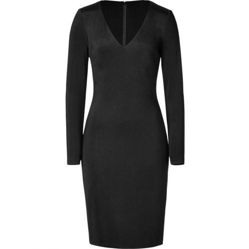 Ralph Lauren Black Black Luxe Weight Jersey Dress