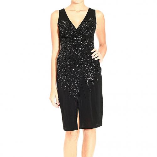 Roberto Cavalli Jersey braces embroidery sequin dress