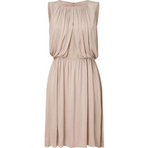 Tibi Opal Cotton-Silk Draped Dress