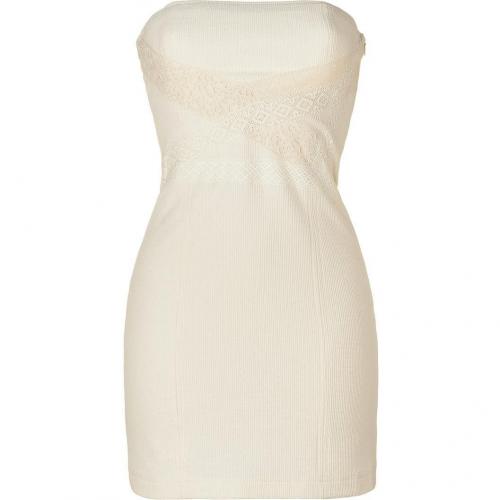 Vanessa Bruno Athé Ecru Strapless Dress